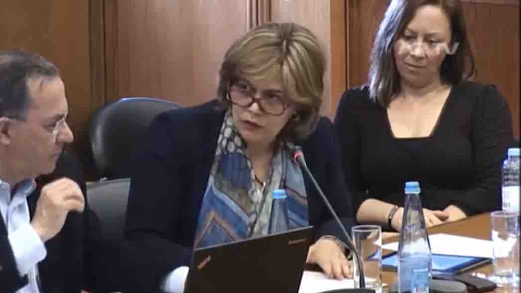 Deputada Lúcia Silva na audição ao Ministro da Agricultura