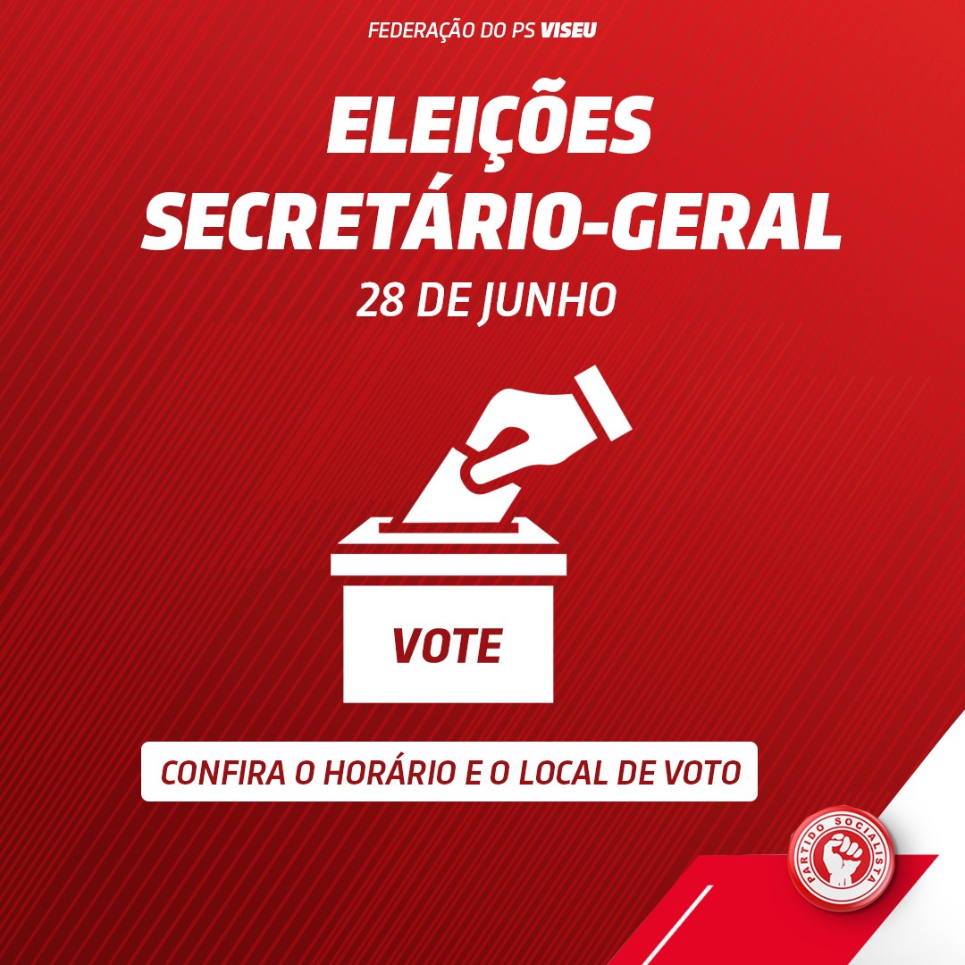 Eleições para Secretário-Geral | 28 junho